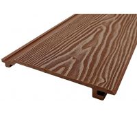 Сайдинг ДПК 3D тиснение 185x19 Коричневый