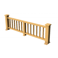 Декоративные ограждения ДПК " Троя", Песчаник, шлифованное Декоративные ограждения ДПК " Троя", Песчаник, шлифованное