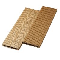 Террасная доска ДПК двусторонняя New 3D тиснение + вельвет Орех