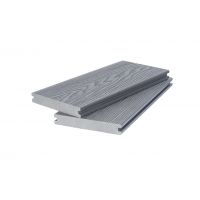 Террасная доска ДПК ( 3D фактура дерева ) полнотелая двухсторонняя Серый Террасная доска ДПК ( 3D фактура дерева ) полнотелая двухсторонняя Серый