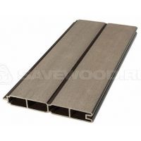 Профиль ДПК для заборов SW Agger матовый Темно коричневый Профиль ДПК для заборов SW Agger матовый Темно коричневый