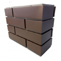 Пластиковая имитация кирпичного столба Реставрация Коричневый Пластиковая имитация кирпичного столба Реставрация Коричневый