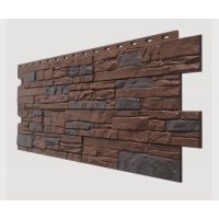 Фасадные панели (цокольный сайдинг) , Stein (песчаник), Dunkelstein Tемный орех Фасадные панели (цокольный сайдинг) , Stein (песчаник), Dunkelstein Tемный орех