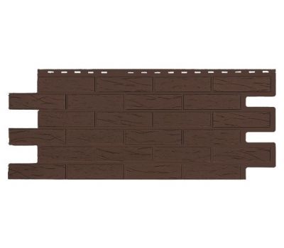 Фасадные панели СЕРИЯ кирпич Саман Эко - Браун от производителя Т-сайдинг по цене 520 р Фасадные панели СЕРИЯ кирпич Саман Эко - Браун от производителя Т-сайдинг по цене 520 р