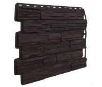 Фасадные панели Скол - Темно-коричневый Фасадные панели Скол - Темно-коричневый