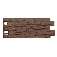 Фасадные панели (Цокольный Сайдинг)  VOX VILO Solid Stone Коричневый