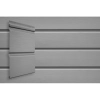 Виниловый сайдинг Double-Брус - Серый Виниловый сайдинг Double-Брус - Серый