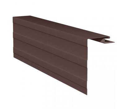 Приоконная планка (околооконный профиль) коричневый для сайдинга от производителя  Россия по цене 720 р