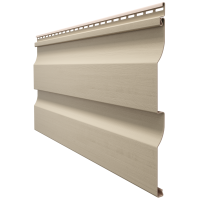 Виниловый сайдинг - серия PREMIUM D4,5D,(Корабельный брус) Крем-брюле Виниловый сайдинг - серия PREMIUM D4,5D,(Корабельный брус) Крем-брюле