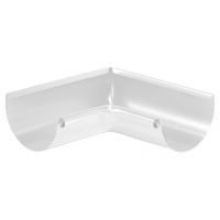 Угол желоба, внутренний 90° RR 20 Мраморно-белый 125/90 Угол желоба, внутренний 90° RR 20 Мраморно-белый 125/90