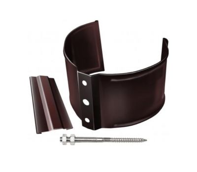 Кронштейн трубы (на кирпич) Коричневый (RAL 8017) от производителя Grand Line по цене 460 р Кронштейн трубы (на кирпич) Коричневый (RAL 8017) от производителя Grand Line по цене 460 р